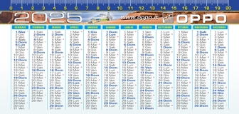 Calendarietto OPPO